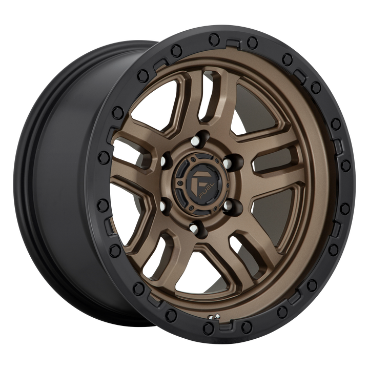 Fuel Off-Road Wheels D702 Ammo Matte Bronze Black Bead Ring