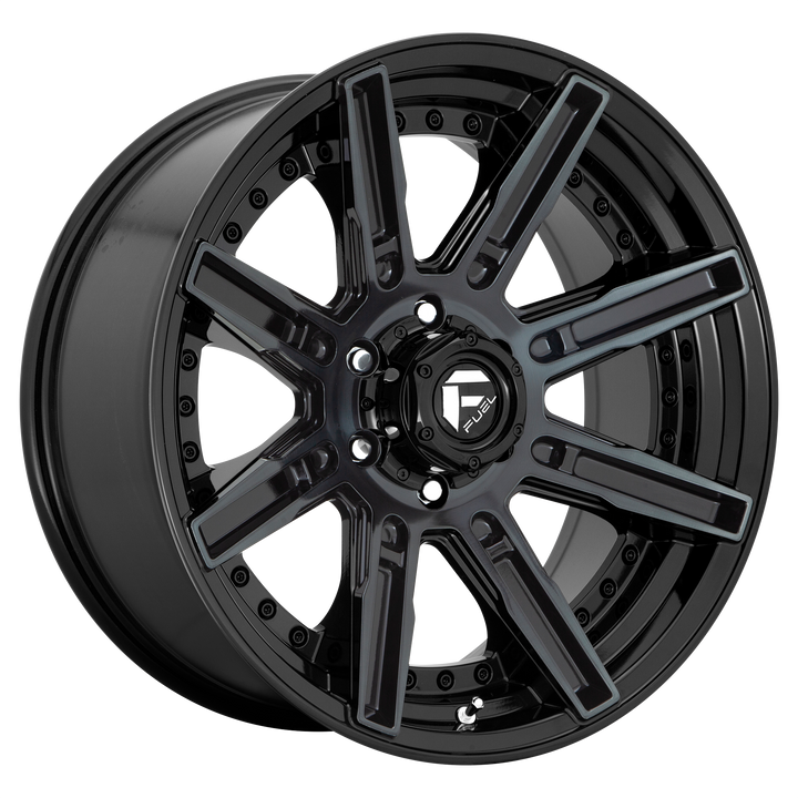 Fuel Off-Road Wheels D708 Rogue Gloss Machined Double Dark Tint