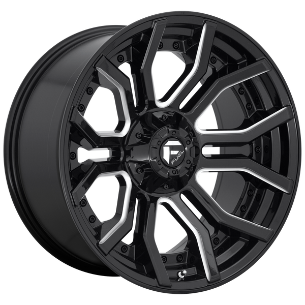 Fuel Off-Road Wheels D711 Rage Gloss Black Milled