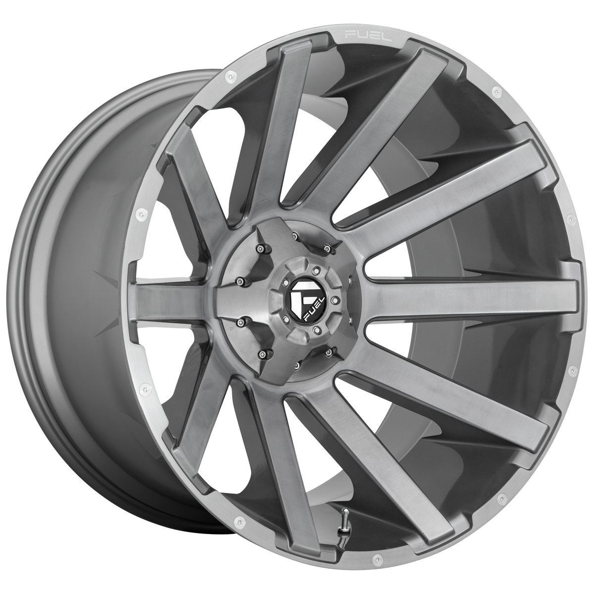 Fuel Off-Road Wheels D714 Contra Platinum Brushed Gunmetal