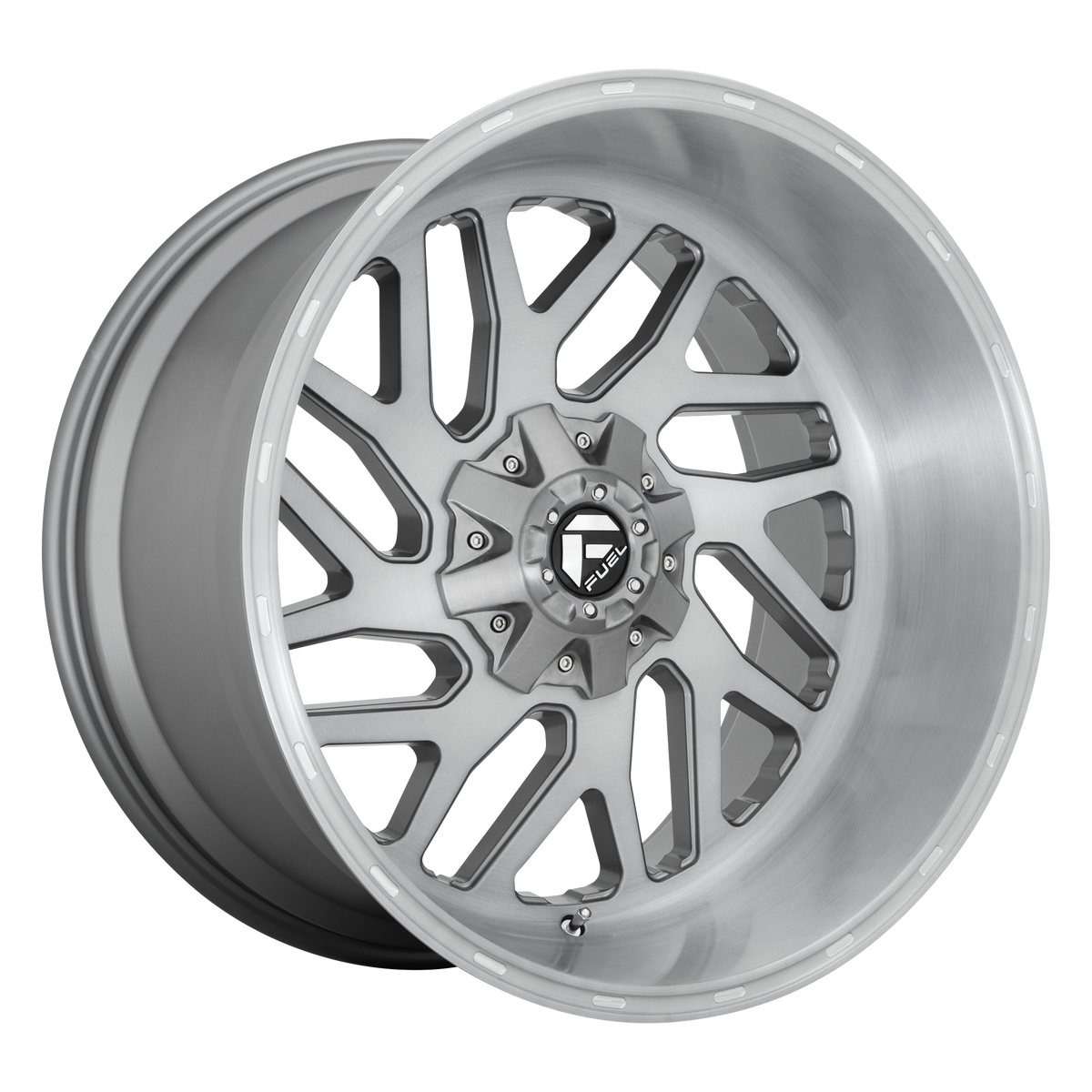 Fuel Off-Road Wheels D715 Triton Platinum Brushed Gunmetal