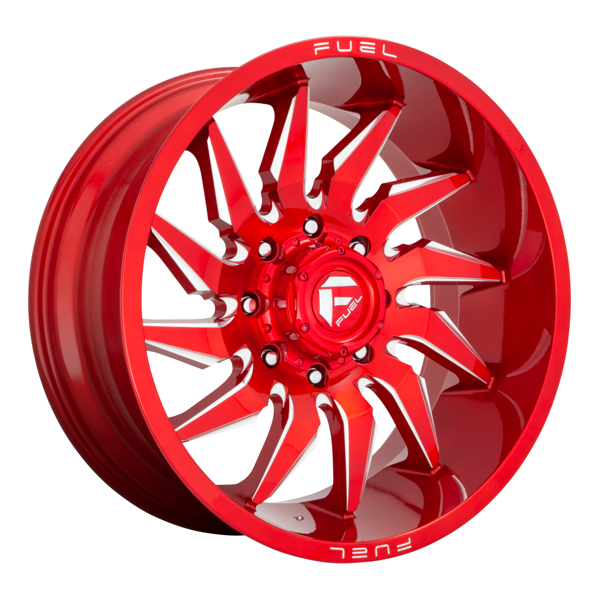 Fuel Off-Road Wheels D745 Saber Candy Red Milled