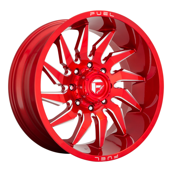 Fuel Off-Road Wheels D745 Saber Candy Red Milled