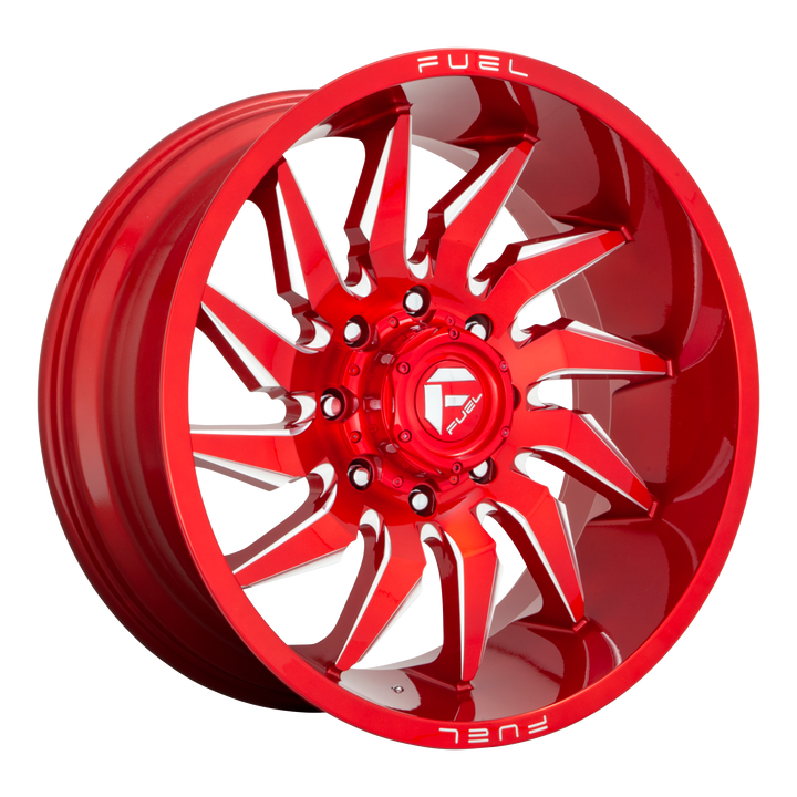 Fuel Off-Road Wheels D745 Saber Candy Red Milled