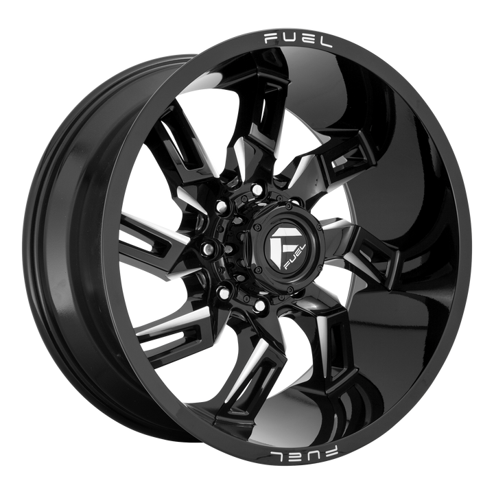 Fuel Off-Road Wheels D747 Lockdown Gloss Black Milled