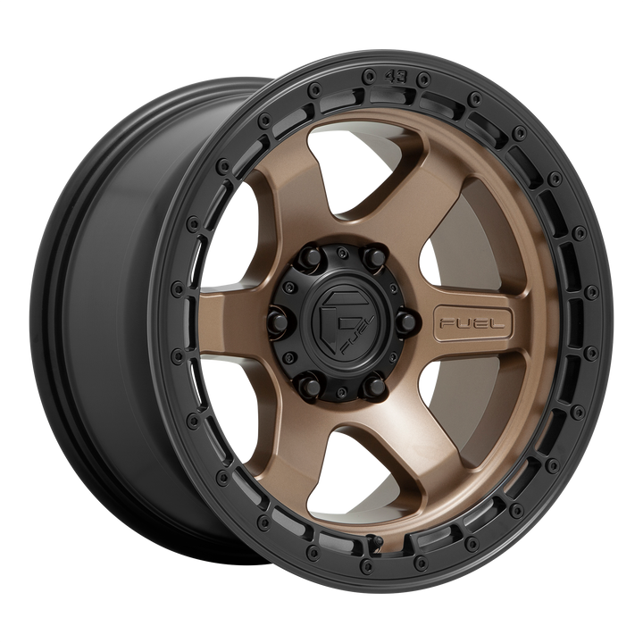 Fuel Off-Road Wheels D751 Block Matte Bronze with Black Ring