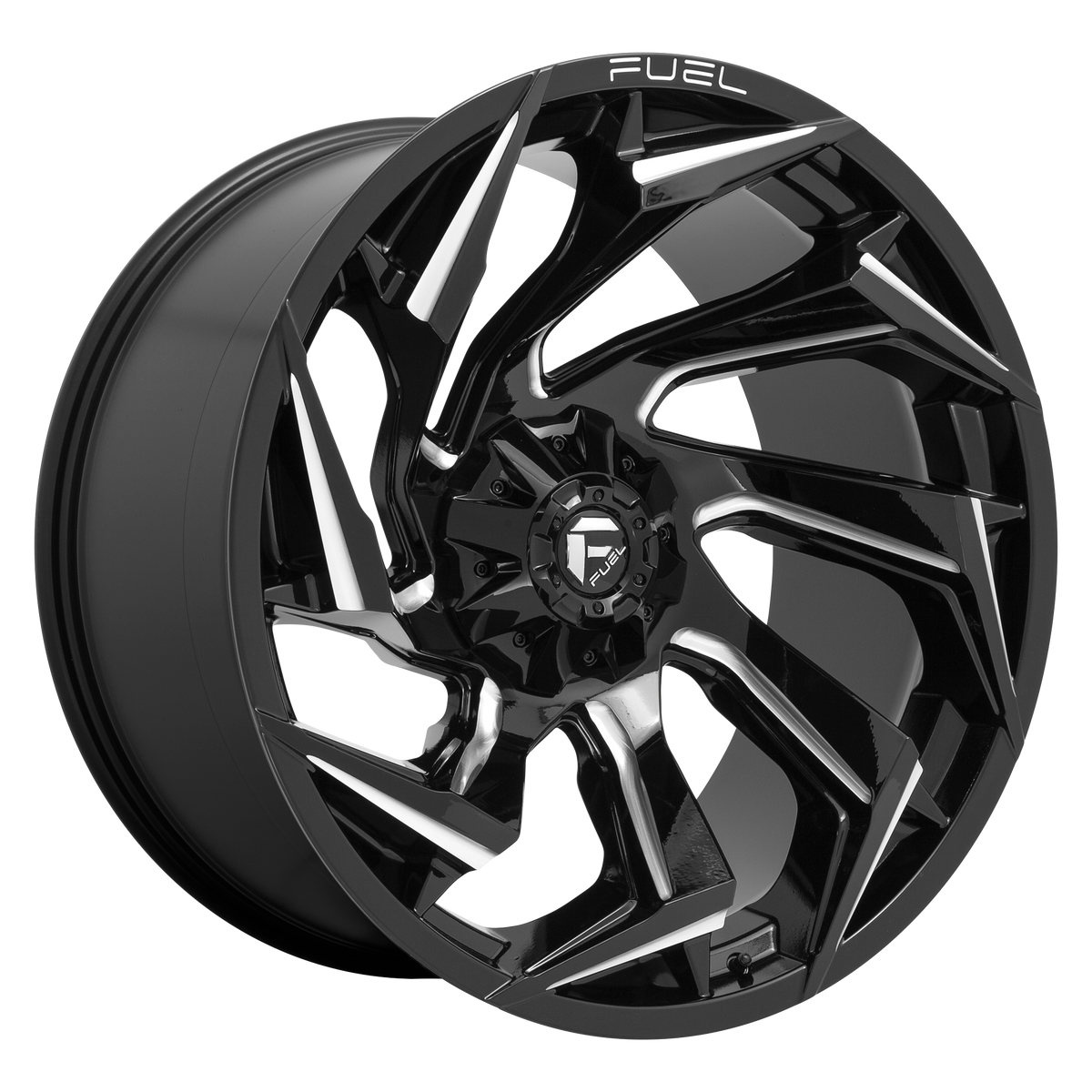 Fuel Off-Road Wheels D753 Reaction Utv Gloss Black Milled
