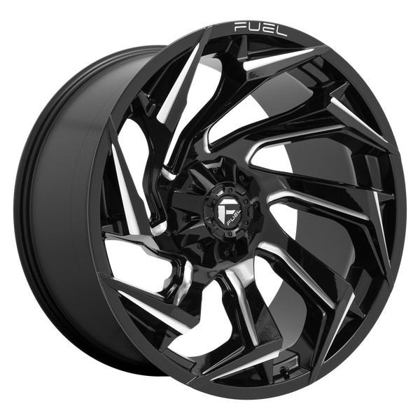 Fuel Off-Road Wheels D753 Reaction Utv Gloss Black Milled
