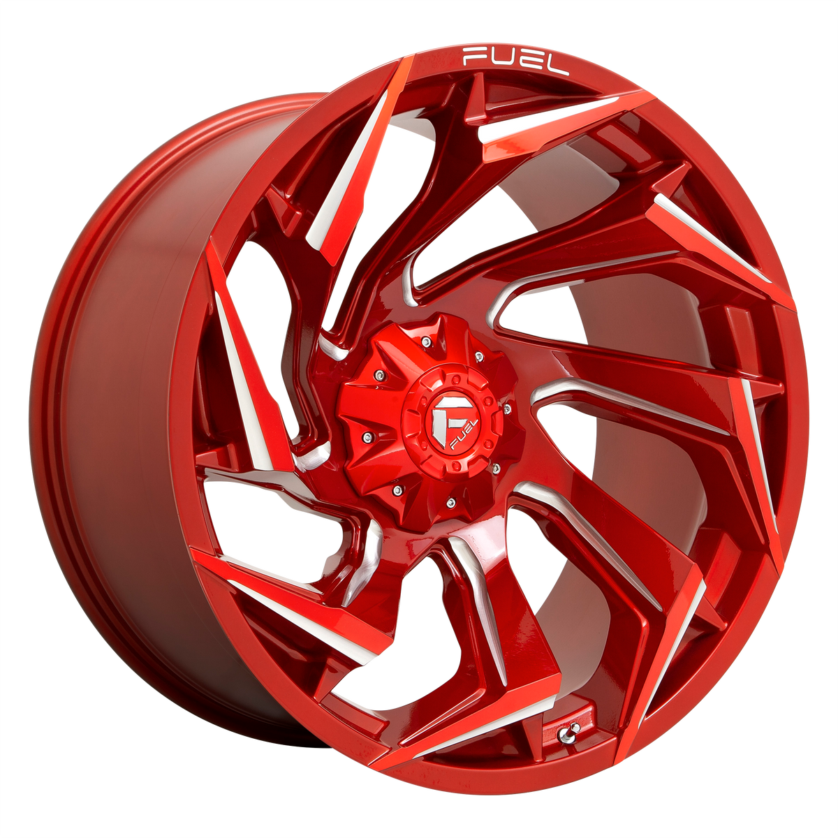 Fuel Off-Road Wheels D754 Reaction Candy Red Milled