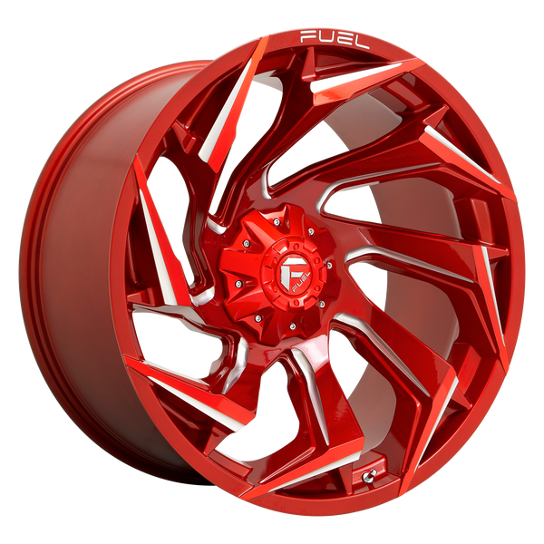 Fuel Off-Road Wheels D754 Reaction Candy Red Milled