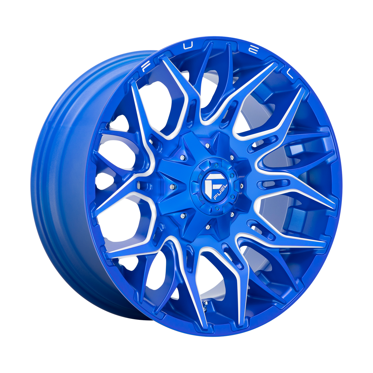 Fuel Off-Road Wheels D770 Twitch Anodized Blue Milled