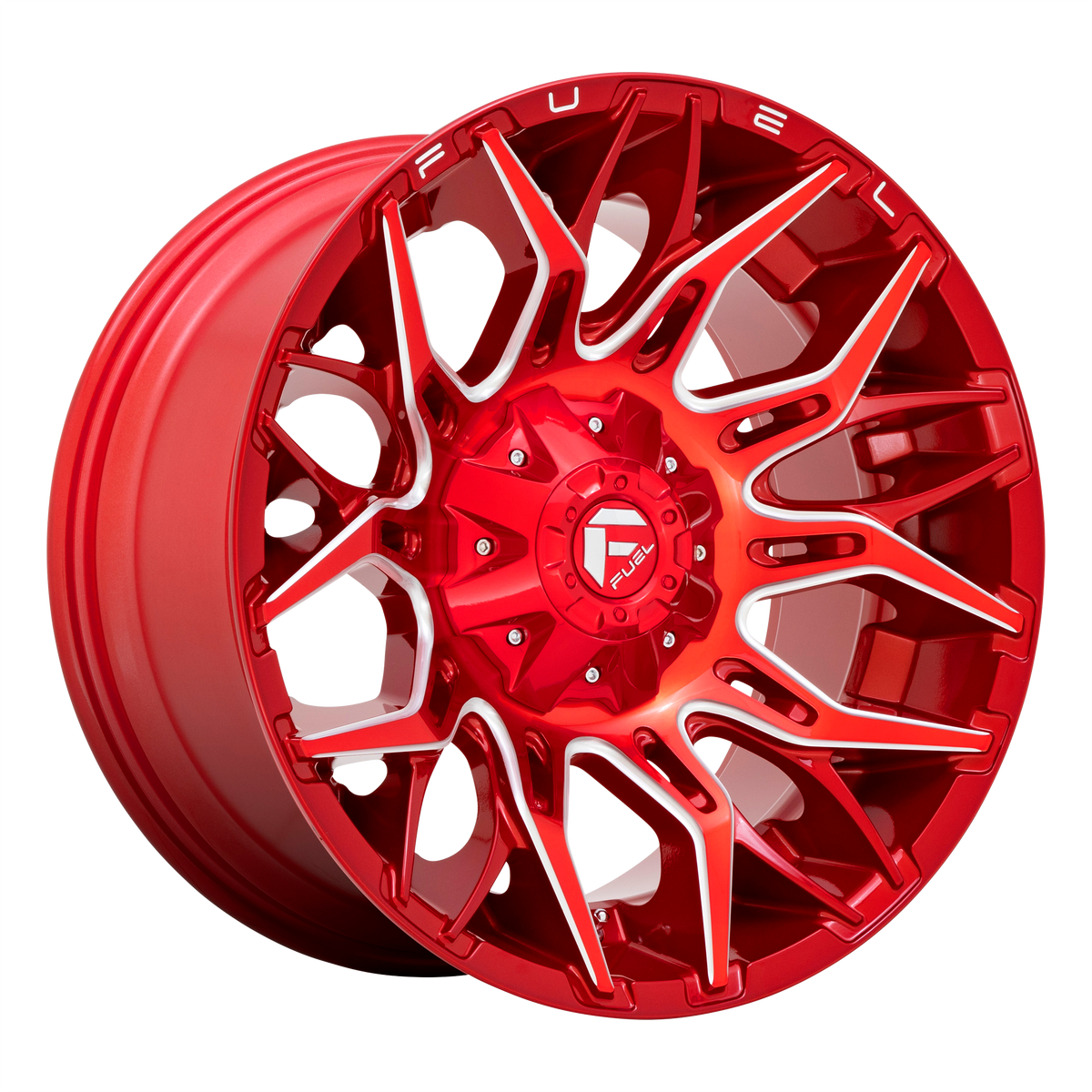 Fuel Off-Road Wheels D771 Twitch Candy Red Milled