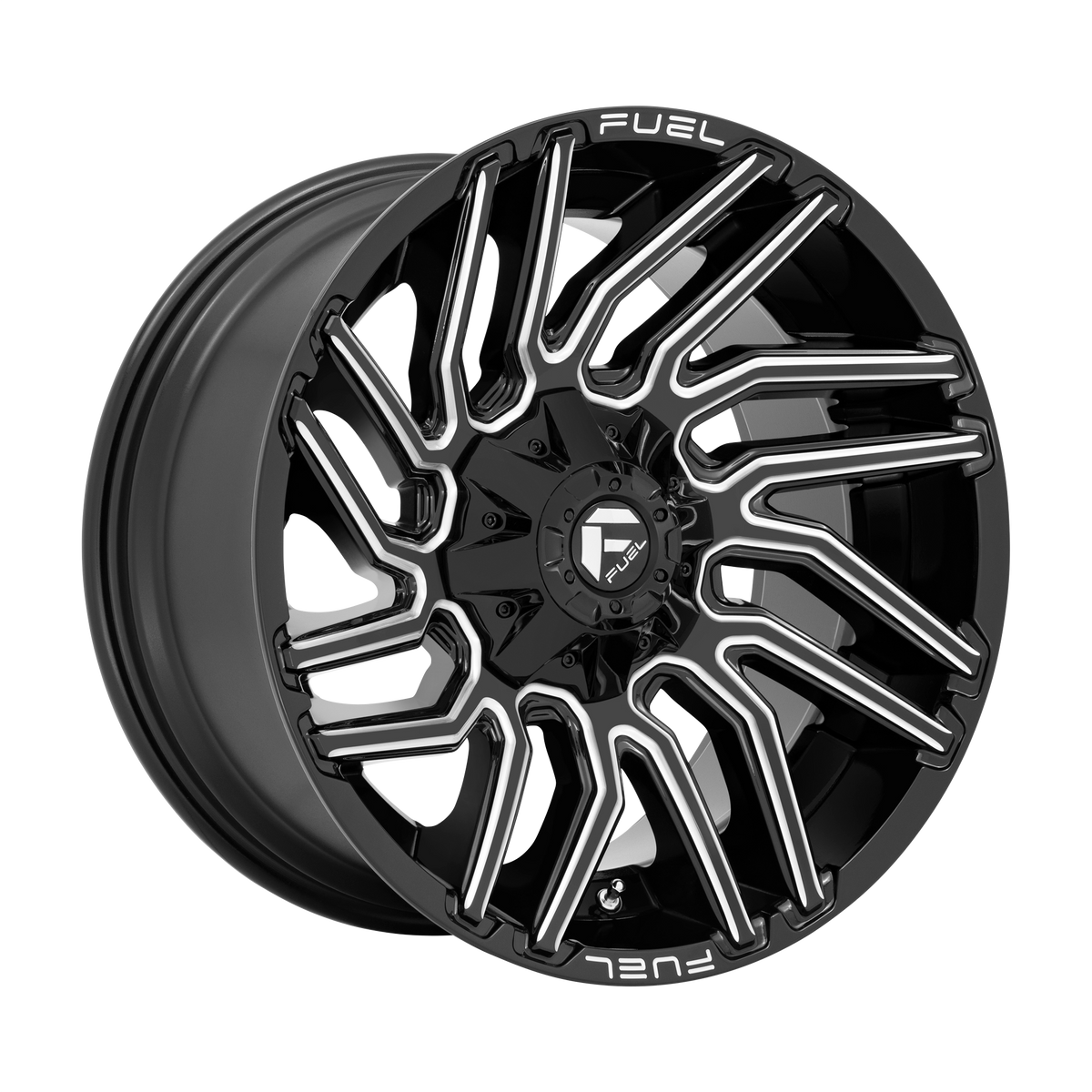 Fuel Off-Road Wheels D773 Typhoon Gloss Black Milled