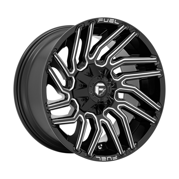 Fuel Off-Road Wheels D773 Typhoon Gloss Black Milled