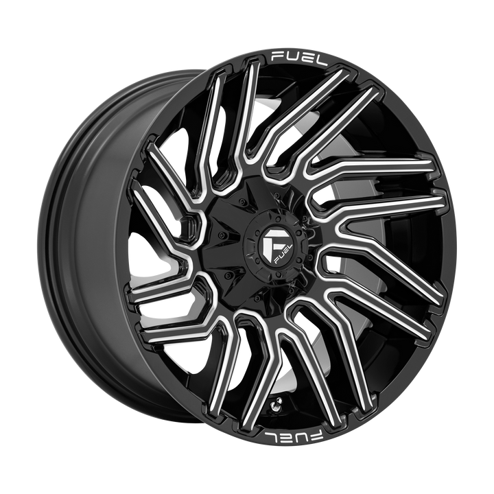 Fuel Off-Road Wheels D773 Typhoon Gloss Black Milled