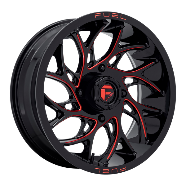 Fuel Off-Road Wheels D779 Runner Utv Gloss Black Milled with Candy Red Tint