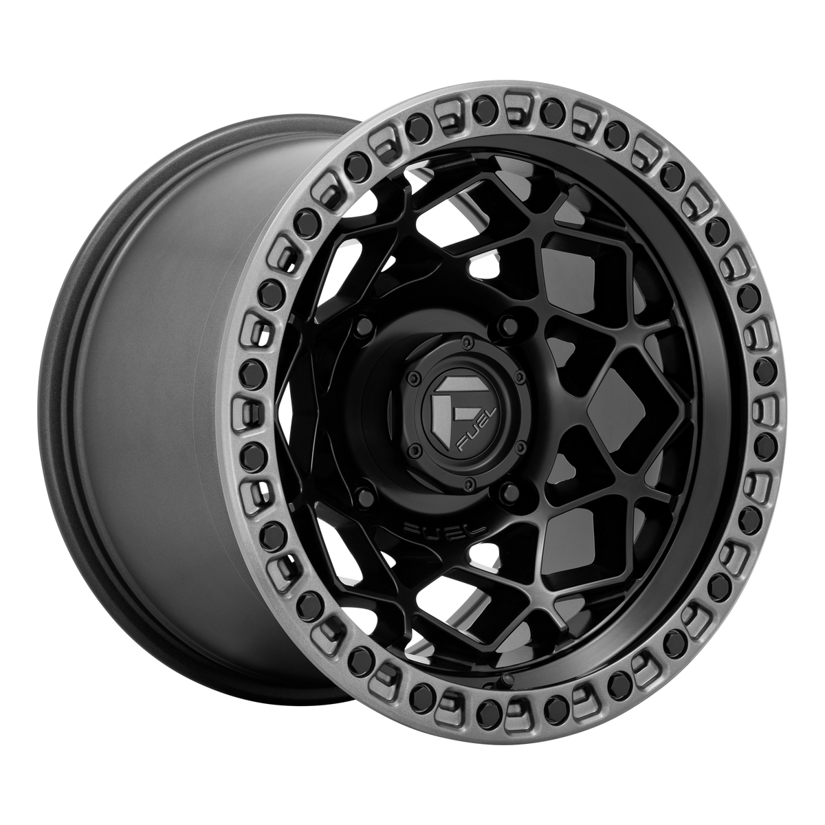 Fuel Off-Road Wheels D783 Unit Utv Matte Black with Gunmetal Ring