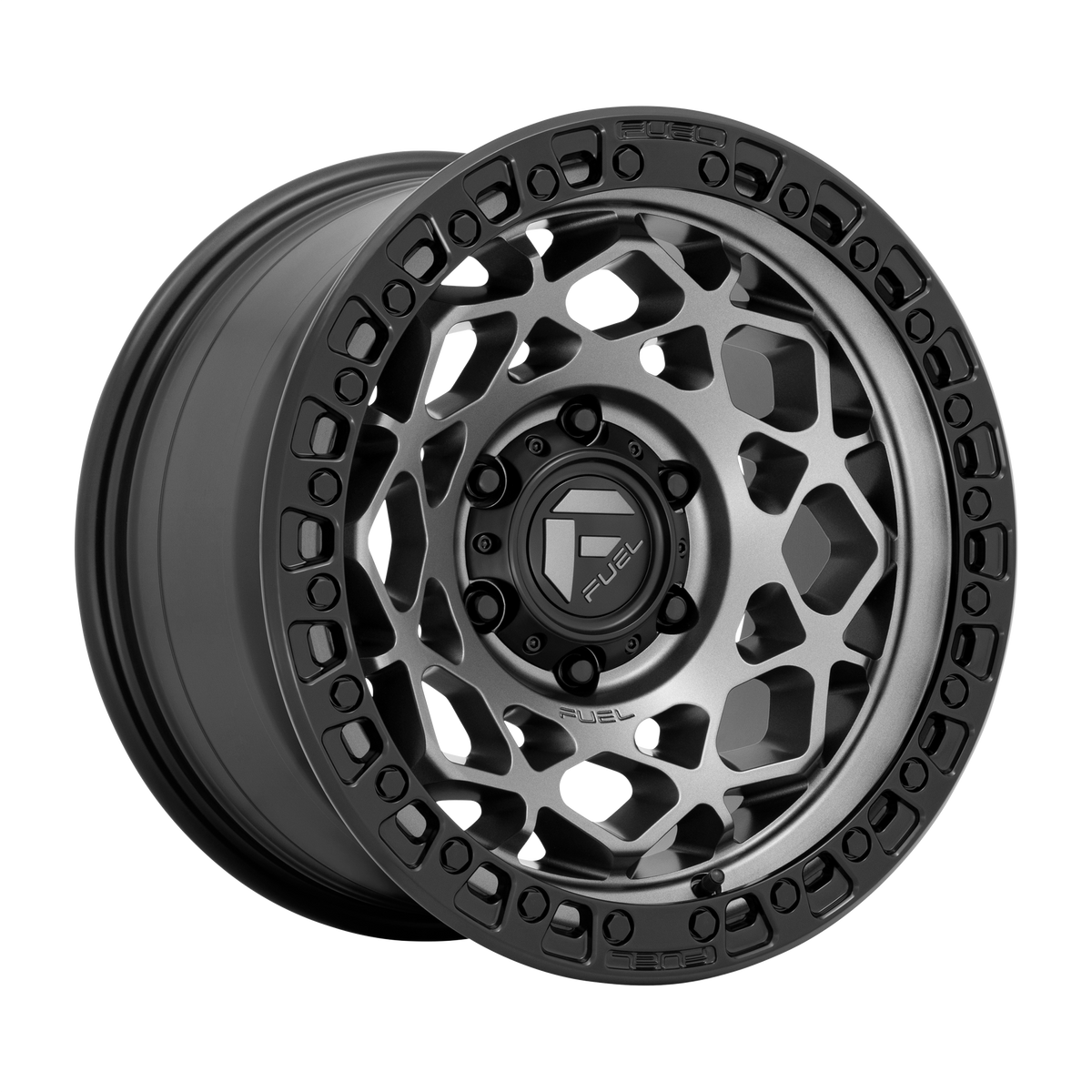 Fuel Off-Road Wheels D784 Unit Gunmetal with Matte Black Ring