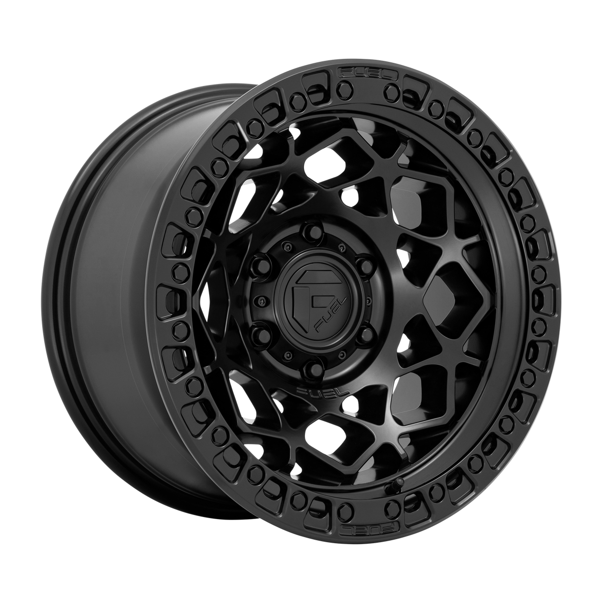 Fuel Off-Road Wheels D786 Unit Matte Black with Matte Black Ring