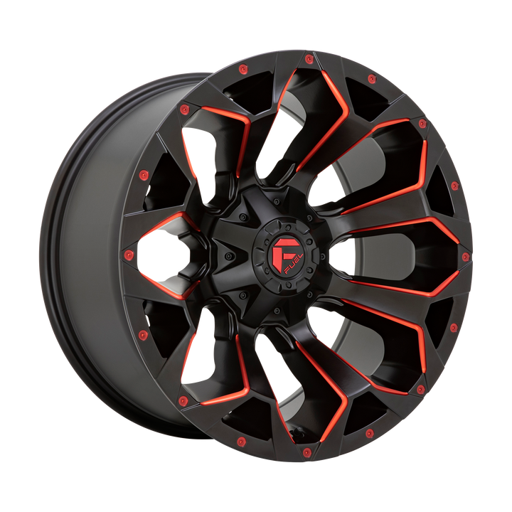 Fuel Off-Road Wheels D787 Assault Matte Black Red Milled