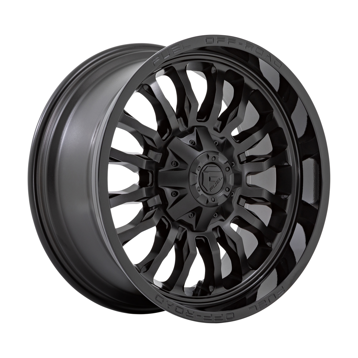 Fuel Off-Road Wheels D796 Arc Matte Black with Gloss Black Lip