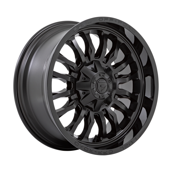 Fuel Off-Road Wheels D796 Arc Matte Black with Gloss Black Lip