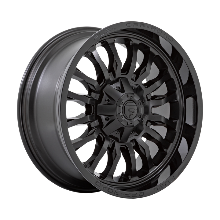 Fuel Off-Road Wheels D796 Arc Matte Black with Gloss Black Lip