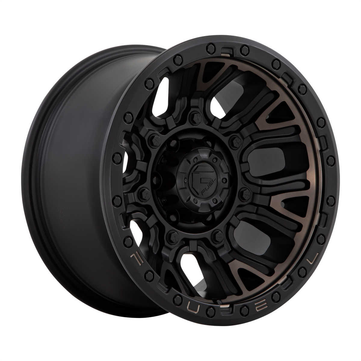 Fuel Off-Road Wheels D824 Traction Matte Black with Double Dark Tint