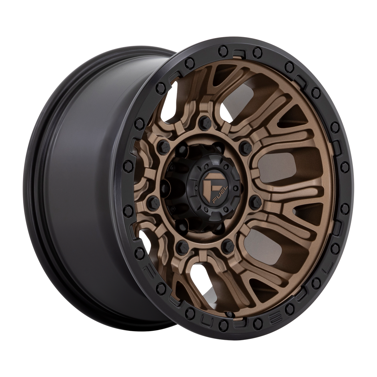 Fuel Off-Road Wheels D826 Traction Matte Bronze with Black Ring