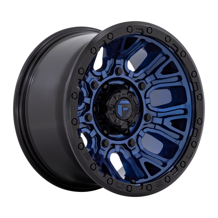 Fuel Off-Road Wheels D827 Traction Dark Blue with Black Ring