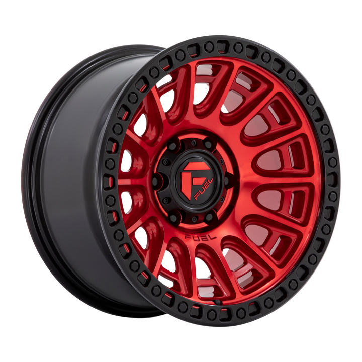 Fuel Off-Road Wheels D834 Cycle Candy Red with Black Ring