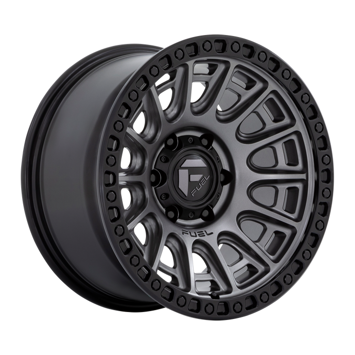 Fuel Off-Road Wheels D835 Cycle Matte Gunmetal with Black Ring