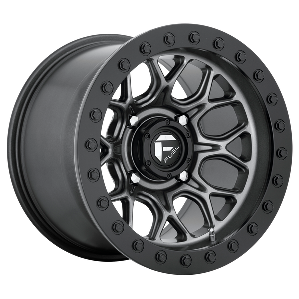 Fuel Off-Road Wheels D919 Tech Utv Beadlock Matte Gunmetal Black Bead Ring