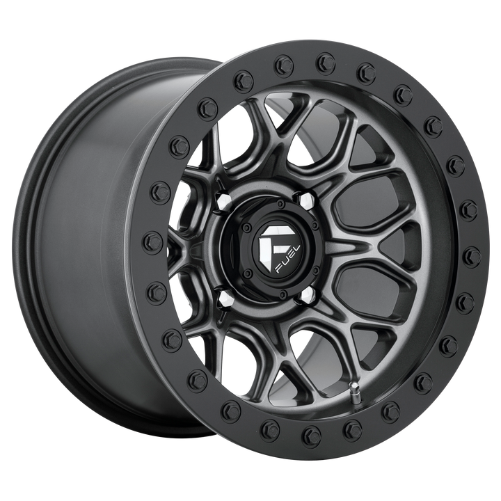 Fuel Off-Road Wheels D919 Tech Utv Beadlock Matte Gunmetal Black Bead Ring