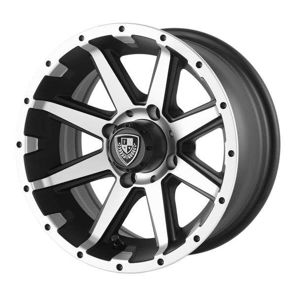 Fairway Alloys Wheels FA135 Rebel Utv Machined Matte Black