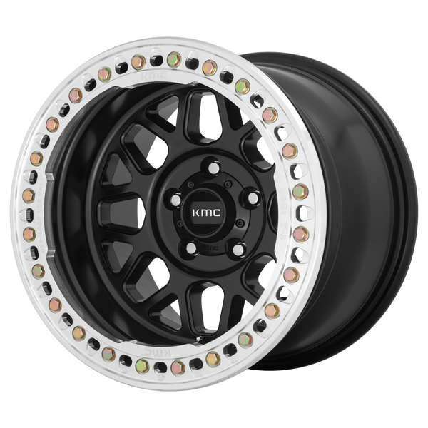 KMC Wheels KM235 Grenade Crawl Beadlock Satin Black