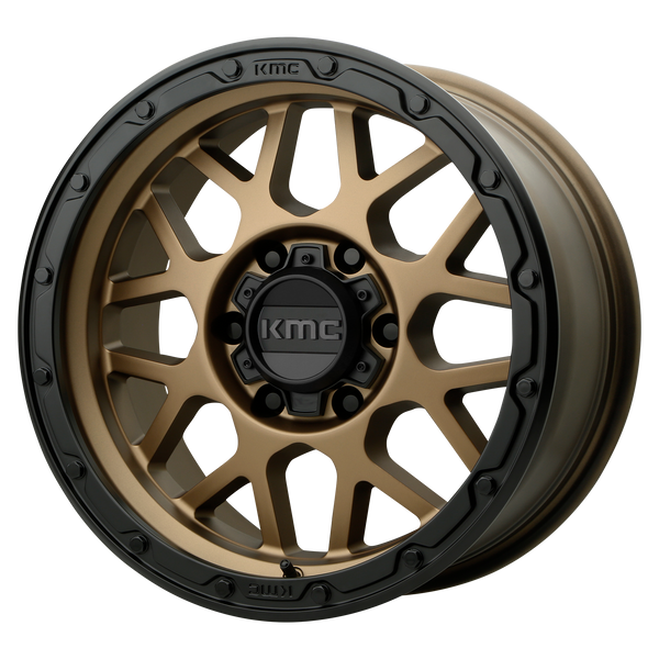 KMC Wheels KM535 Grenade Off-road Matte Bronze with Matte Black Lip