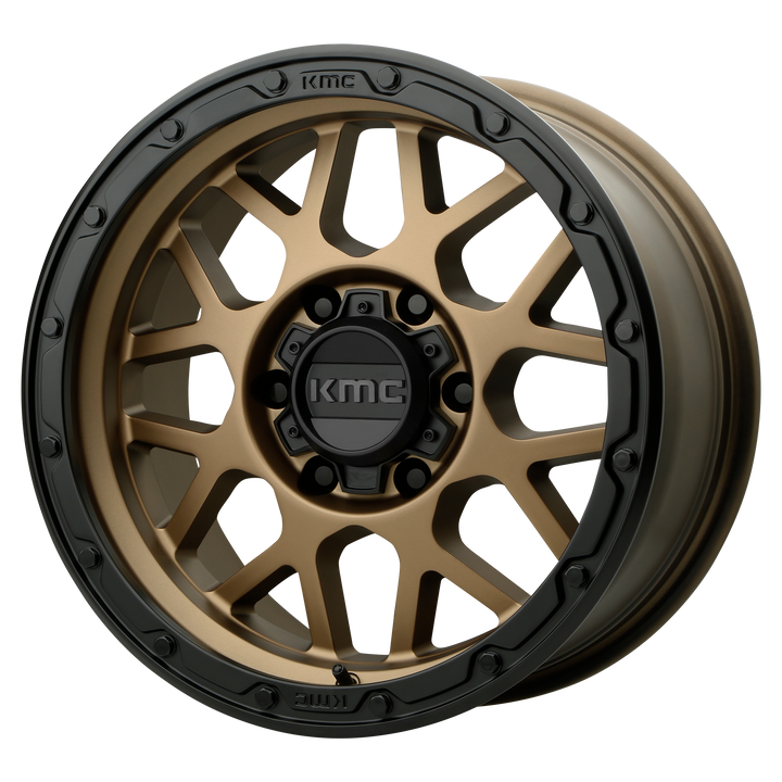 KMC Wheels KM535 Grenade Off-road Matte Bronze with Matte Black Lip