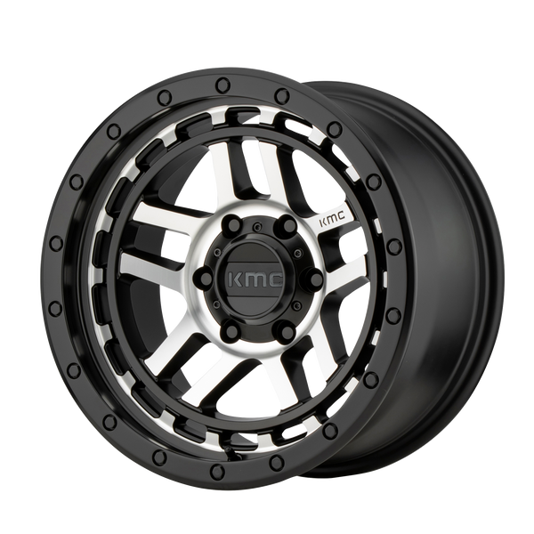KMC Wheels KM540 Recon Satin Black Machined