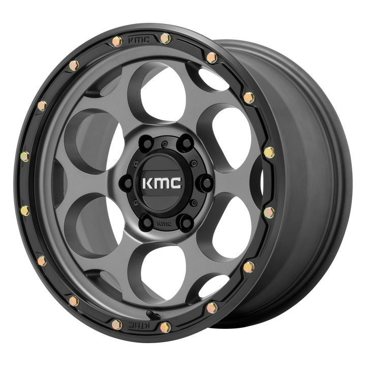 KMC Wheels KM541 Dirty Harry Satin Gray with Black Lip