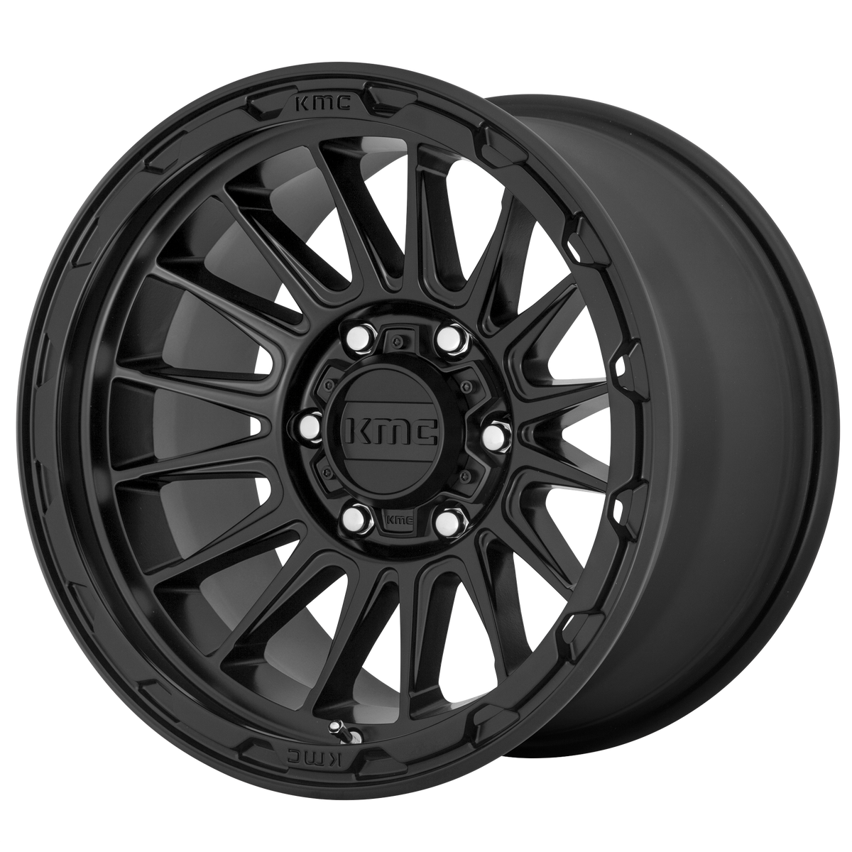 KMC Wheels KM542 Impact Satin Black