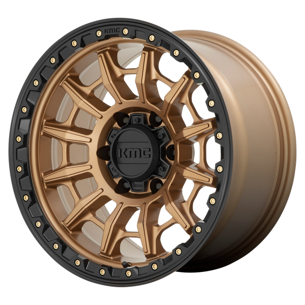 KMC Wheels KM547 Carnage Matte Bronze with Black Lip