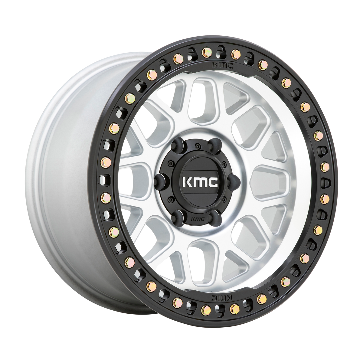 KMC Wheels KM549 Grs Machined with Satin Black Lip