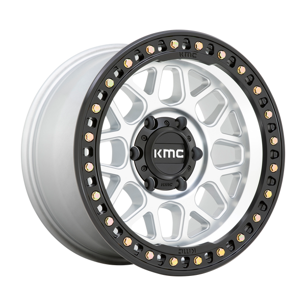 KMC Wheels KM549 Grs Machined with Satin Black Lip