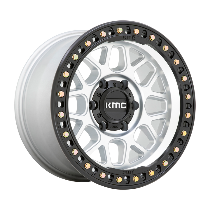 KMC Wheels KM549 Grs Machined with Satin Black Lip