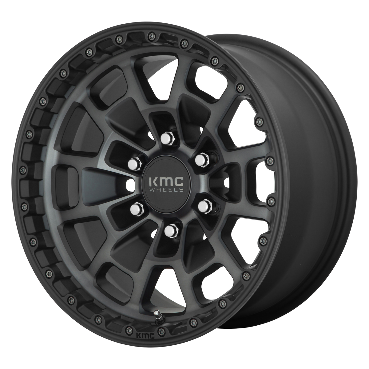 KMC Wheels KM718 Summit Satin Black with Gray Tint