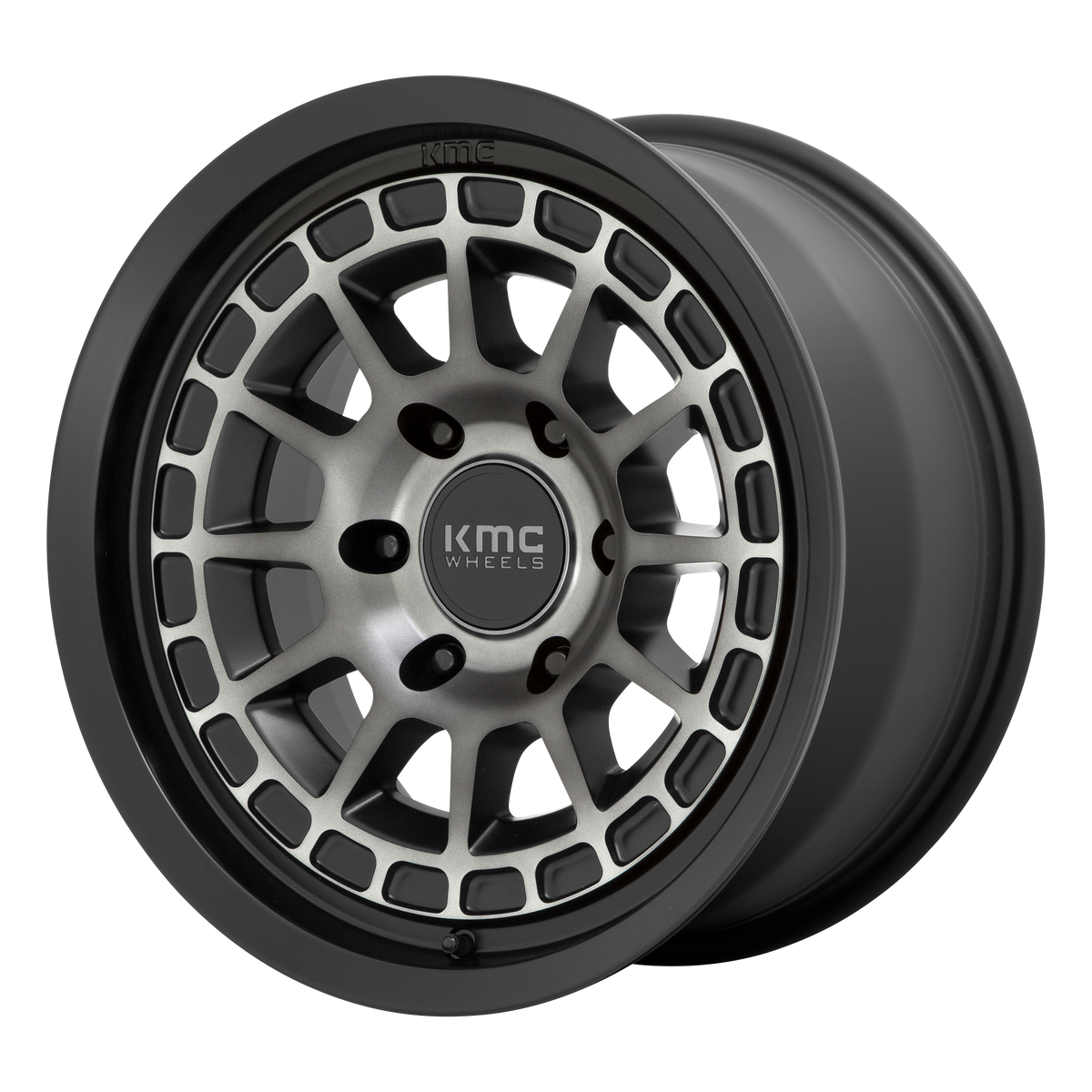 KMC Wheels KM719 Canyon Satin Black with Gray Tint