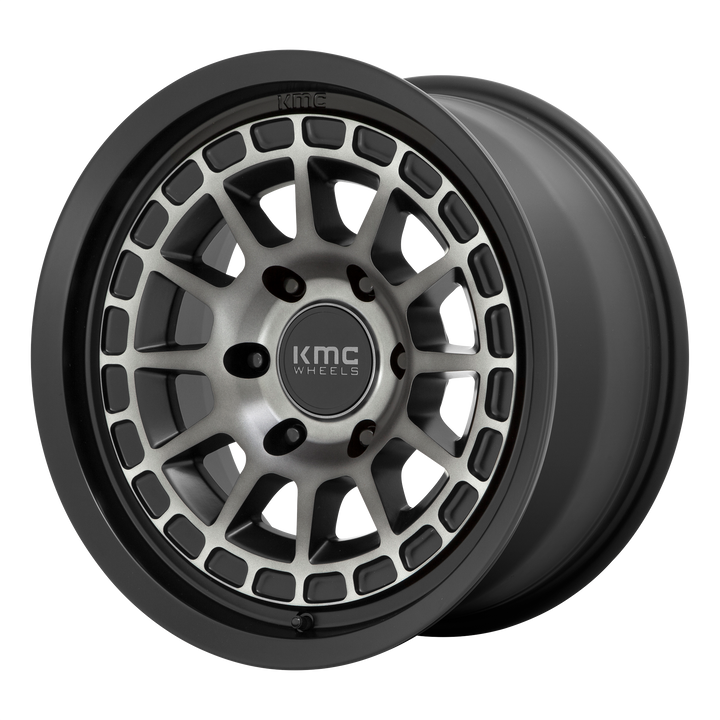 KMC Wheels KM719 Canyon Satin Black with Gray Tint