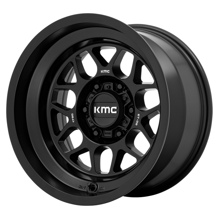 KMC Wheels KM725 Terra Satin Black