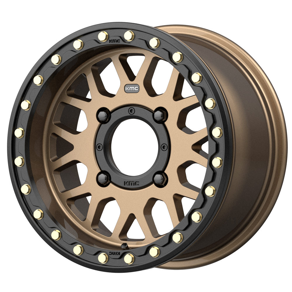 KMC Wheels KS235 Grenade Utv Beadlock Satin Bronze